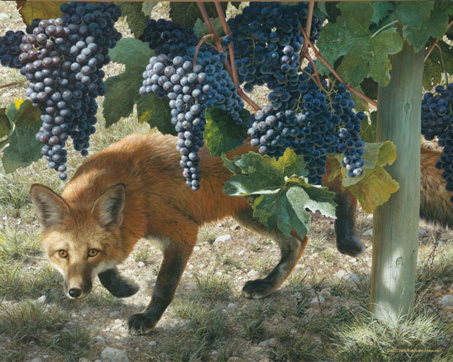 Reproductions of Carl Brenders Paintings Between the Vines